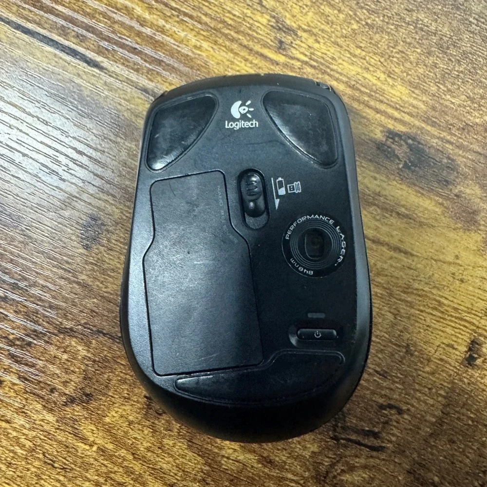Logitech VX Revolution Wireless Laser Mouse Black with Nano Receiver WORKS